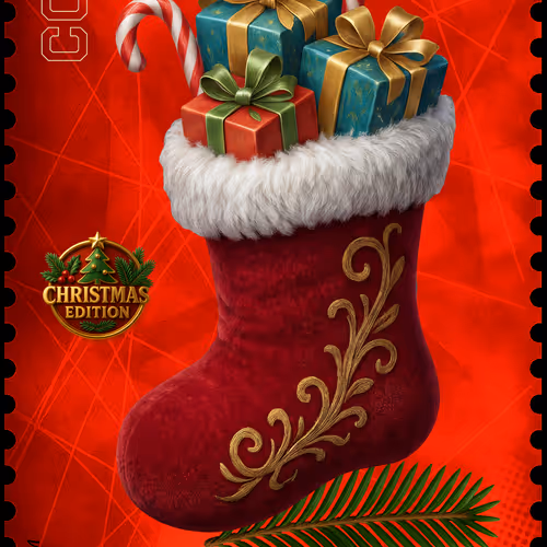 Heno Stocking: Crimson Treasure