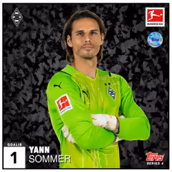Yann Sommer BMG Animation Black Refractor S4-39 Epic #32