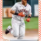 Houston Astros® Michael Brantley Base Independence Day RWB 199 Rare #1
