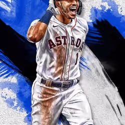 Houston Astros® Carlos Correa Inception Base Blue 34 Uncommon #311