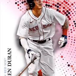 Boston Red Sox® J.D. Martinez Base Pink 1177 Uncommon #63