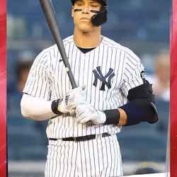 New York Yankees® Aaron Judge Postseason Base Red 73 Rare #190