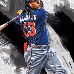 Atlanta Braves™ Ronald Acuña Jr. Inception Base White 6 Common #261