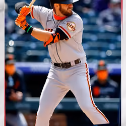 San Francisco Giants® Evan Longoria Postseason Base White 29 Common #301