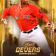 Boston Red Sox® Rafael Devers American League Base Golden 8 Super Rare #122