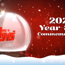 Topps Red 2021 Year End Celebration Commemorative Snow Globe 2 Rare #2