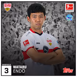 Wataru Endō VFB Base White S1-09 Common #436