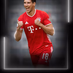 FC Bayern Munich Leon Goretzka Base Players White 3 Common #1532