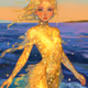 Golden Fantasy: Ocean’s Glow