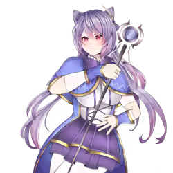Nisemono Keqing Magical-Girl Judgement-Staff
