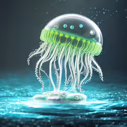 Water Robot #006 - Luminous Drift