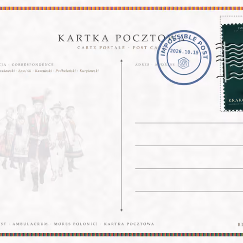 Ambulacrum · Mores Polonici — Postcard #902
