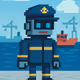 Harbour officer robot #9