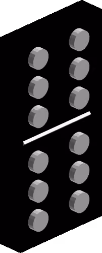 Dominos Full Set Black 1