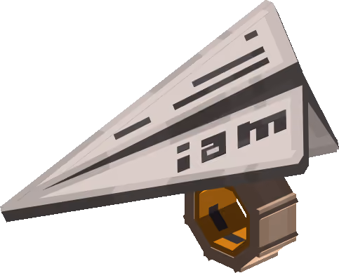iam Paper Airplane Shield