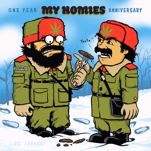 Cheech And Chong Poster Art