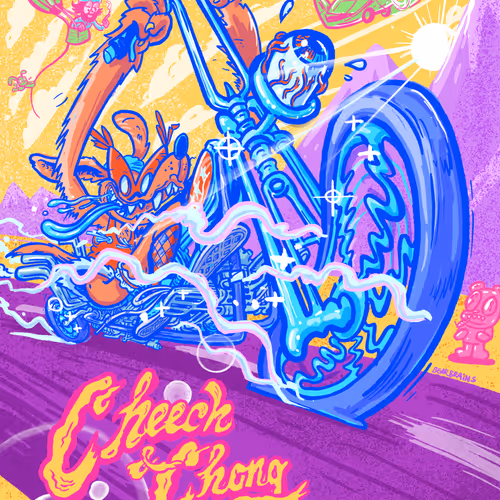 Cheech And Chong Poster Art