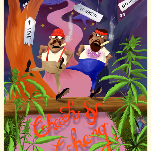 Cheech And Chong Poster Art