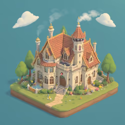 Isometric Art on Polygon