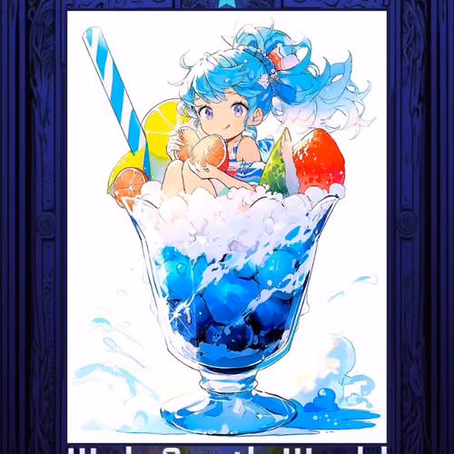 Web☀️CastleWorld★/水/🧚‍♂️/ブルーハワイ
