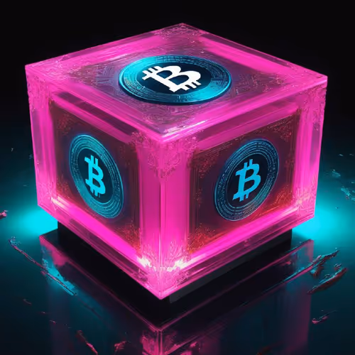 Token_Boxes Pink Bitcoin BOX