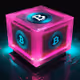 Token_Boxes Pink Bitcoin BOX