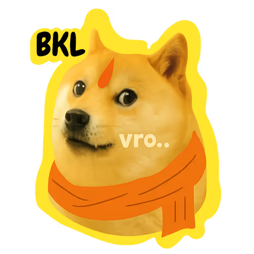 Dogesh BKL stickr