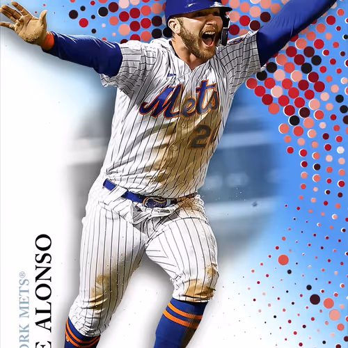New York Mets R Pete Alonso Base Blue 1048 Common