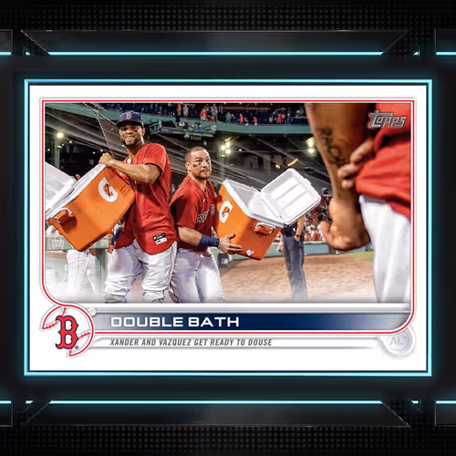 Boston Red Sox R Double Bath Base Glitch 229 Uncom