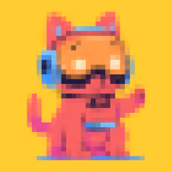 Pixel Cat #067 — Neon Pulse
