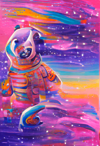 Psychedelic Astronaut by MATTDESL