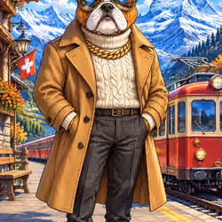 CRYPTIQ1 Dogs #000426 - Urban Neon Legend