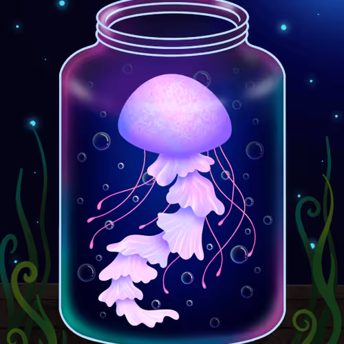 Glowy Jelly Jar By Tokeahontis 2 0 X Reddit Collec