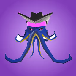 Octopus Pirate Head