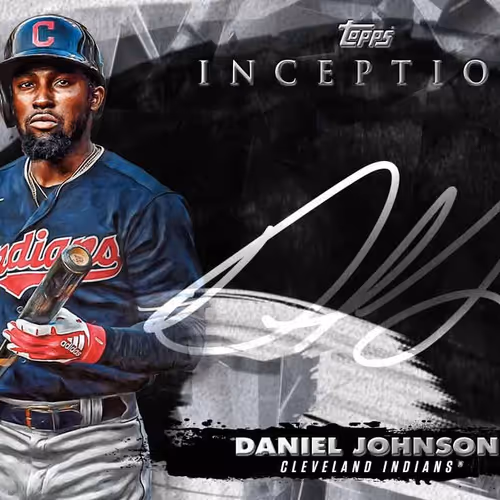 Cleveland Indians R Daniel Johnson Silver Signings