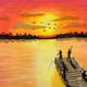 Sunset painting