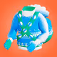 Snowball fight - Blue