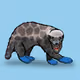 Sketchy Animal Kingdom Badger #2877