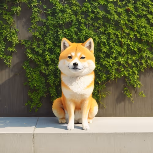 Shib on the corner