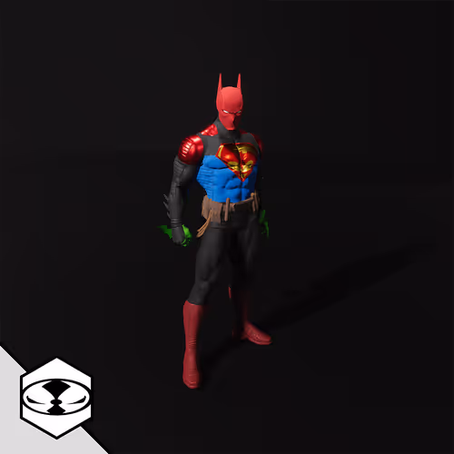 Batman-Superman Fusion - Red #2630
