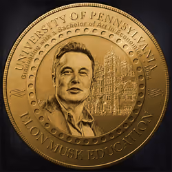 CoineryNft #91 - Elon Musk Biography NFT Coin Year 1971 - 2023