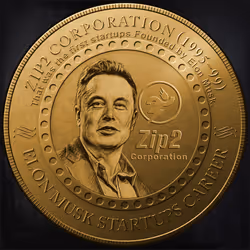 CoineryNft #94 - Elon Musk Biography NFT Coin Year 1971 - 2023