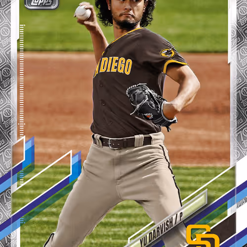 San Diego Padres Tm Yu Darvish P Base Motion Plati