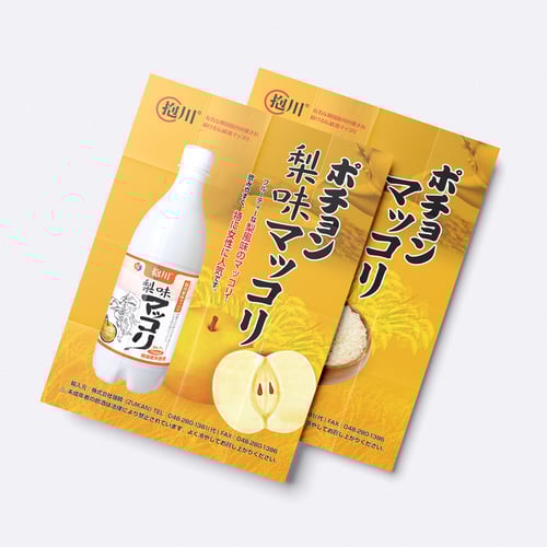 Pocheon Maccori Japanese Promo Leaflet Design - Mar. 2021