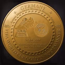 CoineryNft #40 - FIFA World Cup Golden Boot Winner 2006 NFT Coin