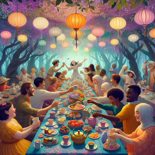 whimsical teparty