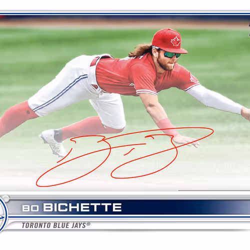 Toronto Blue Jays R Bo Bichette Facsimile Signat 8