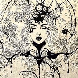 Inkflower Queen 3927