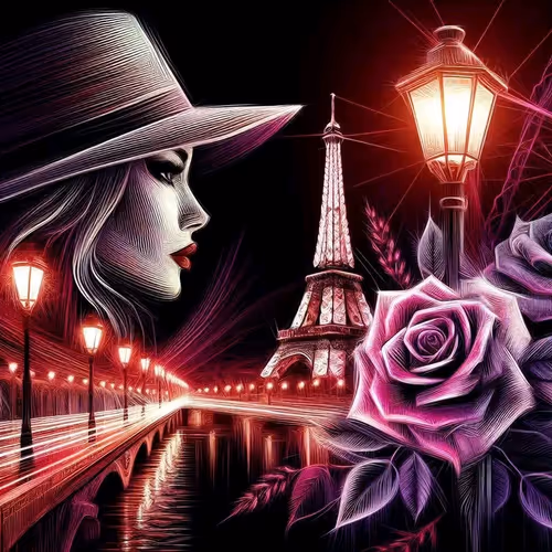Abstract Flower Art