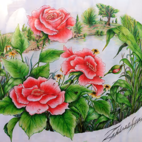 Sunset Flower